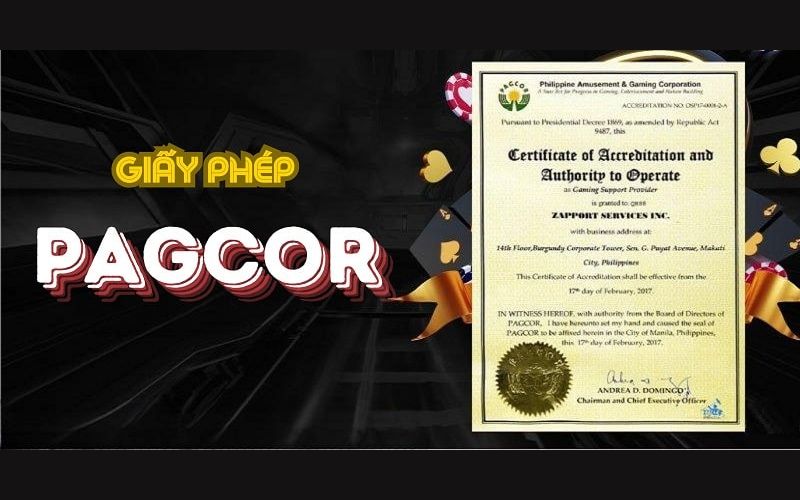 Giấy Phép Hoạt Động Của Win88 – Nền Tảng Cho Sự Uy Tín 1 Giấy phép từ Pagcor – Ủy ban giải trí và trò chơi Philippines